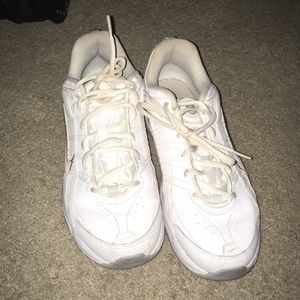 White Nike sneakers